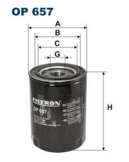 Масляный фильтр FILTRON OP 657