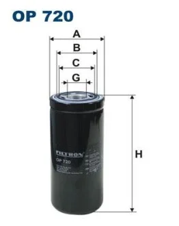 Масляный фильтр FILTRON OP 720