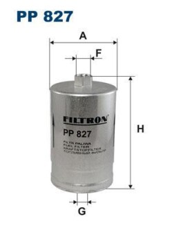 Топливный фильтр FILTRON PP 827