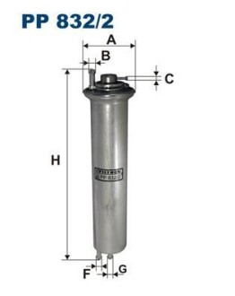 Топливный фильтр FILTRON PP 832/2