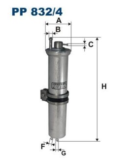 Топливный фильтр FILTRON PP 832/4