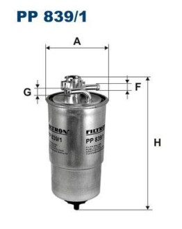 Топливный фильтр FILTRON PP 839/1