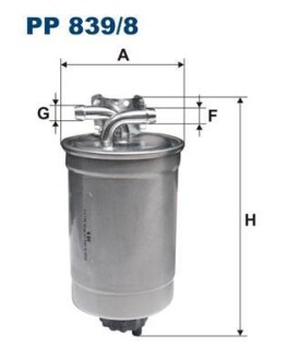 Топливный фильтр FILTRON PP 839/8