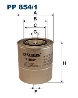 Топливный фильтр FILTRON PP 854/1