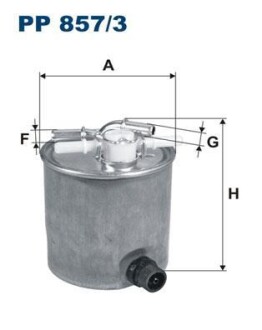 Топливный фильтр FILTRON PP 857/3