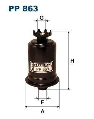 Топливный фильтр FILTRON PP 863 (фото 1)