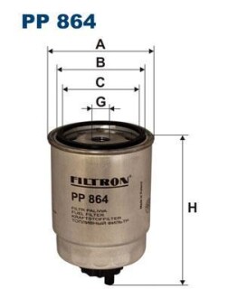 Топливный фильтр FILTRON PP 864