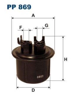 Топливный фильтр FILTRON PP 869