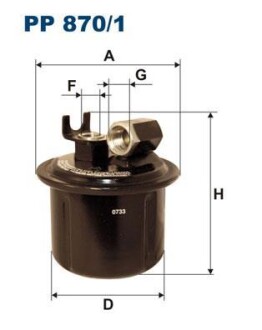 Топливный фильтр FILTRON PP 870/1