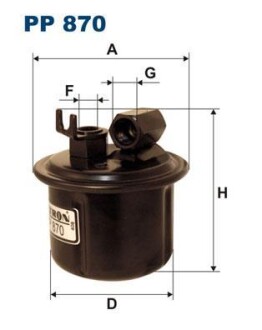 Топливный фильтр FILTRON PP 870