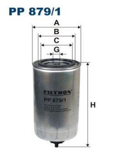 Топливный фильтр FILTRON PP 879/1