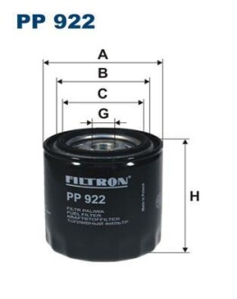 Топливный фильтр FILTRON PP 922