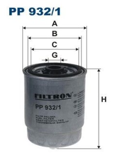 Топливный фильтр FILTRON PP 932/1