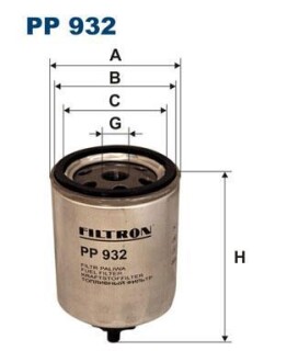 Топливный фильтр FILTRON PP 932