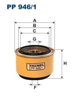 Топливный фильтр FILTRON PP 946/1