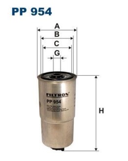 Топливный фильтр FILTRON PP 954