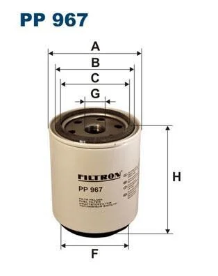 Топливный фильтр FILTRON PP 967 (фото 1)