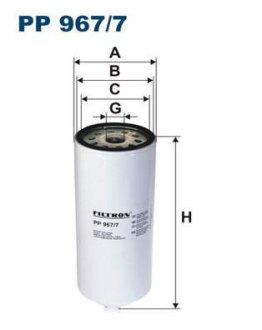 Топливный фильтр FILTRON PP 967/7