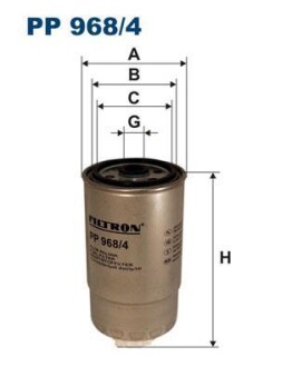 Топливный фильтр FILTRON PP 968/4