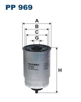 Топливный фильтр FILTRON PP 969