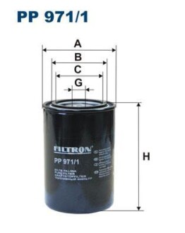 Топливный фильтр FILTRON PP 971/1