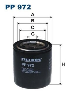 Топливный фильтр FILTRON PP 972