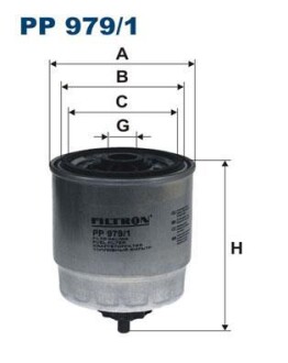 Топливный фильтр FILTRON PP 979/1