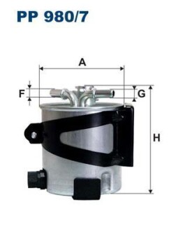 Топливный фильтр FILTRON PP 980/7