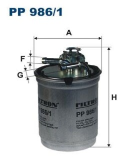 Топливный фильтр FILTRON PP 986/1