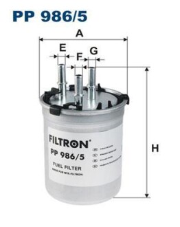 Топливный фильтр FILTRON PP 986/5