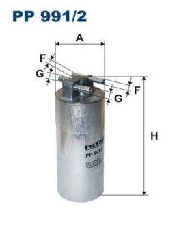 Топливный фильтр FILTRON PP 991/2