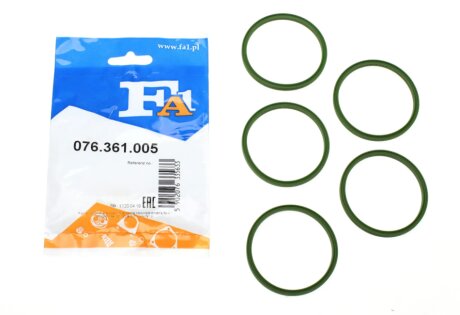 Прокладка патрубка інтеркулера ущільнююча VW Caddy III/T5 03- (54x61.30x4.50) (к-кт 5шт) Fischer Automotive One (FA1) 076.361.005