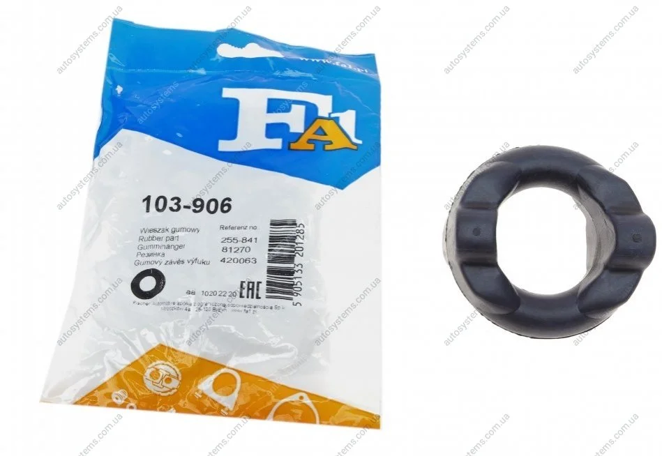 Гумка глушника BMW 3 (E30)/5 (E28/E34) -95 Fischer Automotive One (FA1) 103-906 (фото 1)