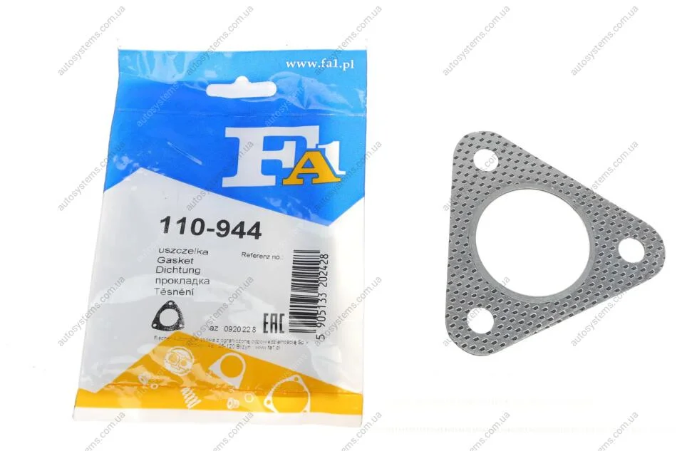 Прокладка труби вихлопної Fora Galaxy/VW Sharan 2.8 V6 95-10 Fischer Automotive One (FA1) 110-944 (фото 1)