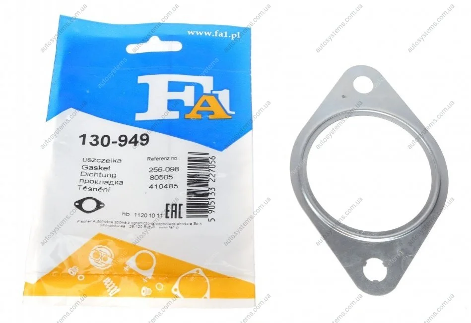 Прокладка глушника Ford Transit Connect 1.6 TDCi 13- Fischer Automotive One (FA1) 130-949 (фото 1)