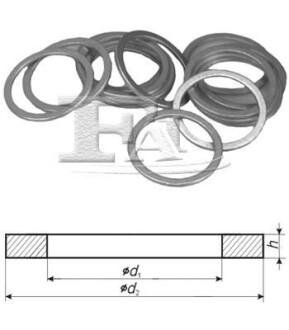 Кольцо уплотнительное Fischer Automotive One (FA1) 310.980.010