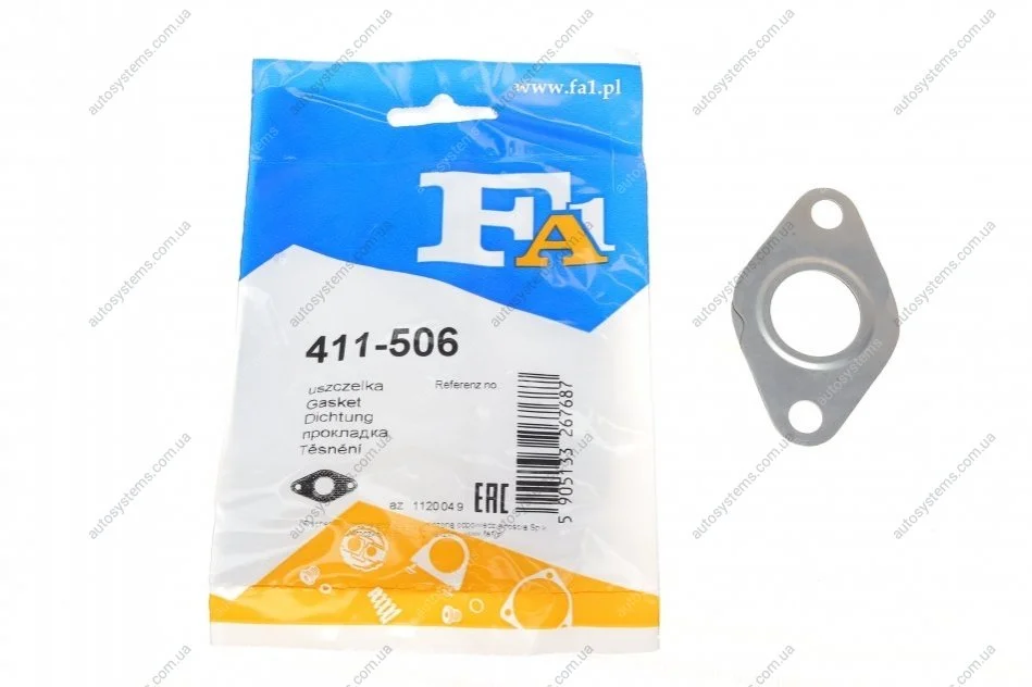 Прокладка клапана EGR VW Caddy II/ III 1.9 TDI 95- Fischer Automotive One (FA1) 411-506 (фото 1)