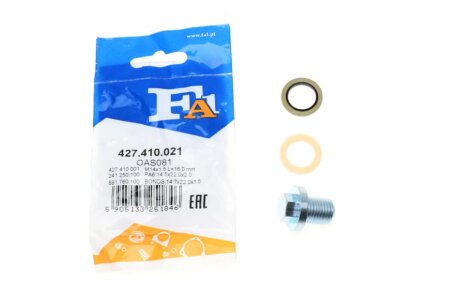 Болт зливу оливи + шайба Ford Transit -06 (M14x1,5) Fischer Automotive One (FA1) 427.410.021 (фото 1)