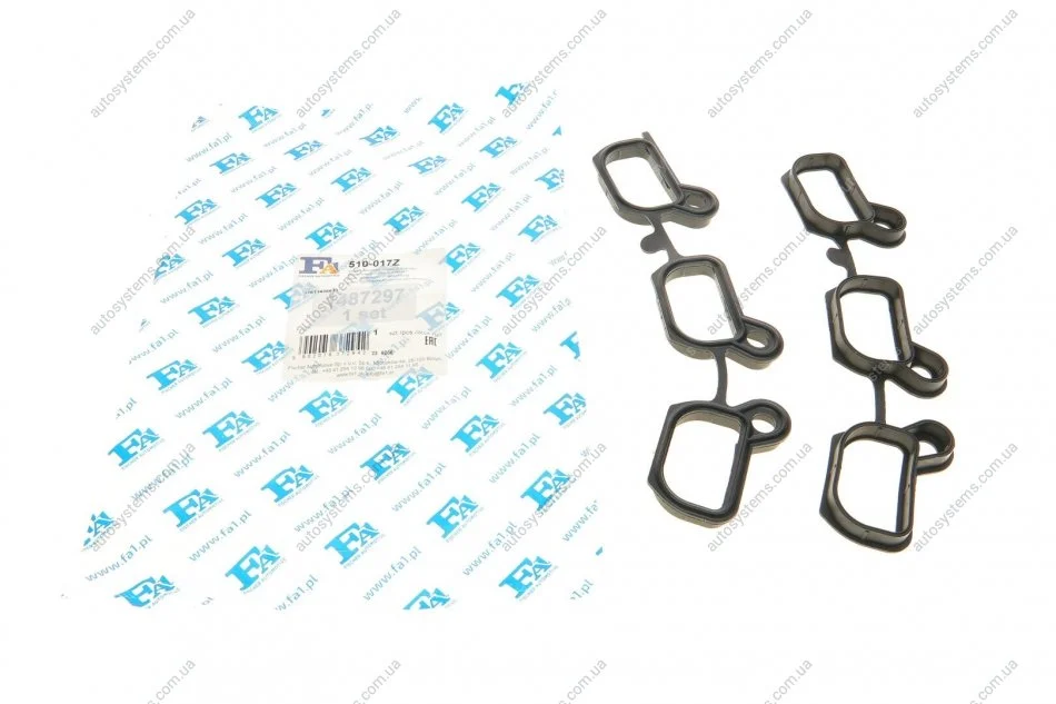 Прокладка колектора впускного BMW 3 (E36)/5 (E60/E39)/7 (E38/E65) M54/52 2.0i-3.0i 92-10 Fischer Automotive One (FA1) 510-017Z (фото 1)