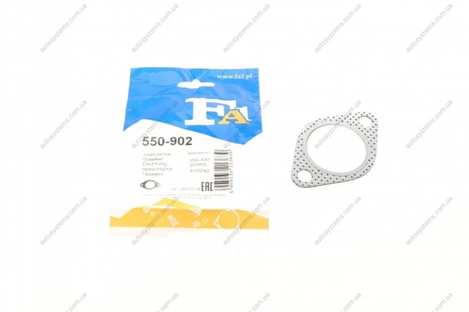 Прокладка труби вихлопної Volvo 760 81-90 Fischer Automotive One (FA1) 550-902 (фото 1)