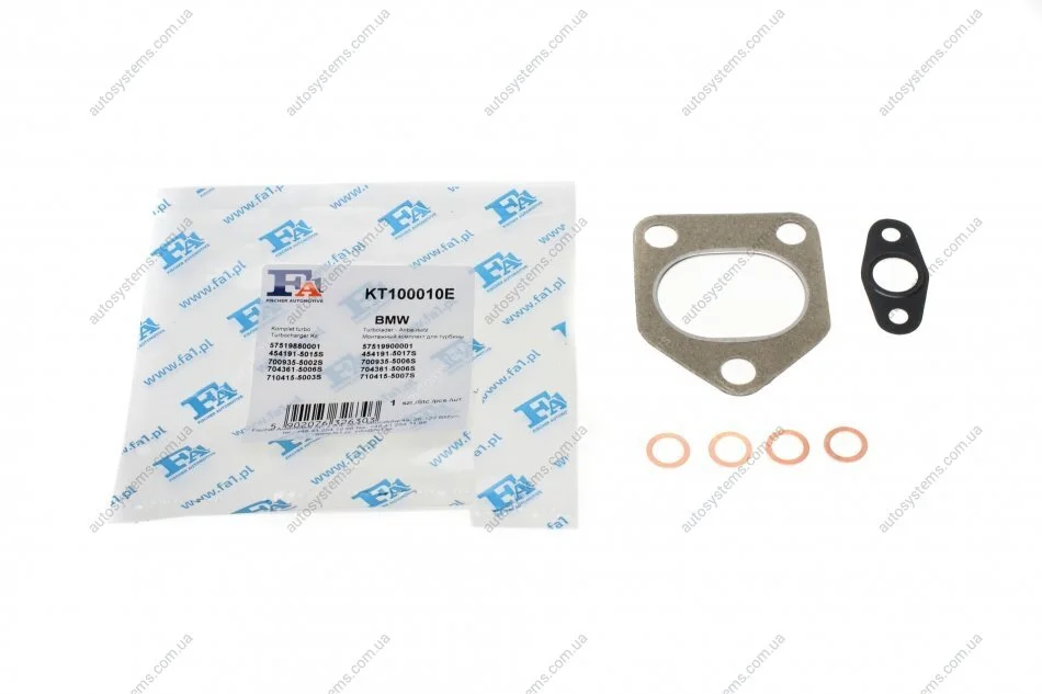 Комплект монтажный турбины Fischer Automotive One (FA1) KT100010E (фото 1)