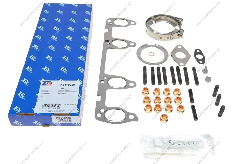 Комплект прокладок турбіни VW Caddy III 1.9 TDI 04-10 Fischer Automotive One (FA1) KT110080 (фото 1)