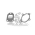 Комплект монтажный турбины Fischer Automotive One (FA1) KT110115E (фото 1)
