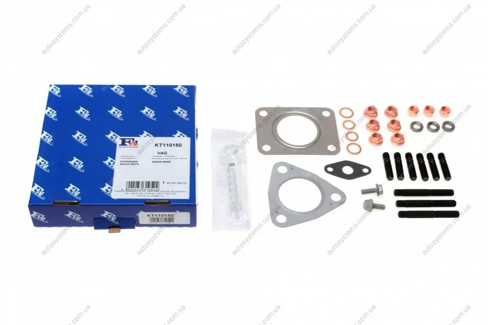 Комплект прокладок турбіни VW LT 2.5TDI (80kw) (074145701D) (4 випуску) Fischer Automotive One (FA1) KT110150 (фото 1)