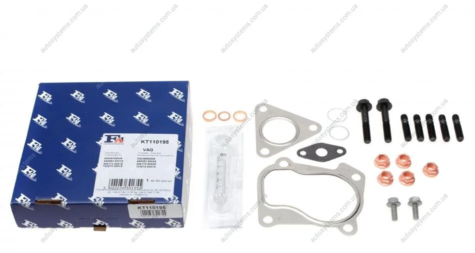 Комплект монтажный турбины Fischer Automotive One (FA1) KT110195 (фото 1)