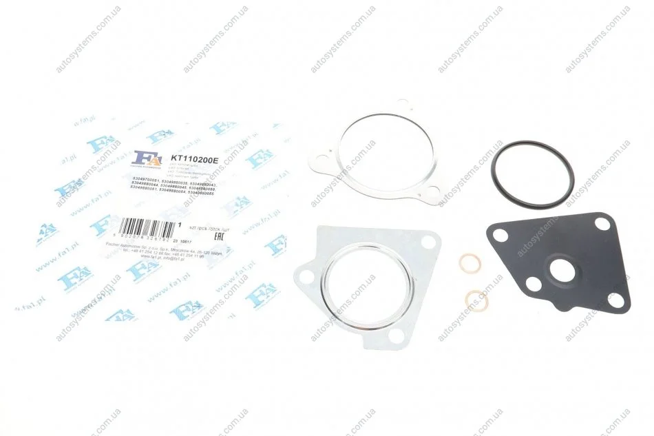 Комплект прокладок турбіни Audi A4/A6/A8/Q7 2.7/3.0 TDI 03- Fischer Automotive One (FA1) KT110200E (фото 1)