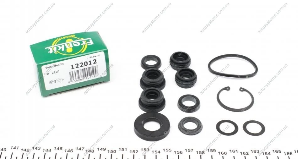 Ремкомплект циліндра гальмівного (головного) Fiat Scudo 95-06 (d=22,2mm) Bdx FRENKIT 122012 (фото 1)