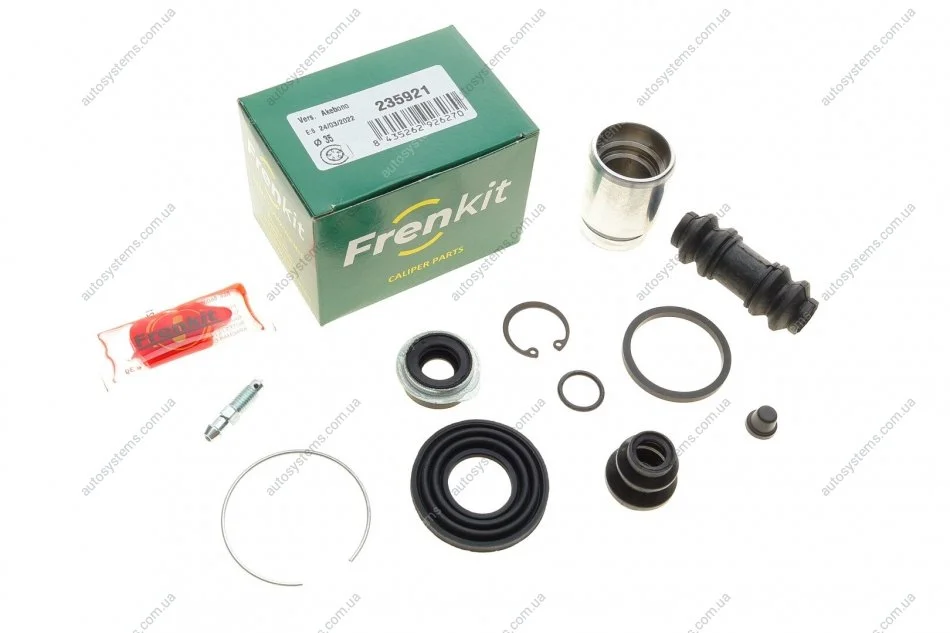 Ремкомплект супорта (заднього) Mitsuishi Carisma/Colt/Lancer/Galant (d=35mm) (+ поршень) (Akebono) FRENKIT 235921 (фото 1)