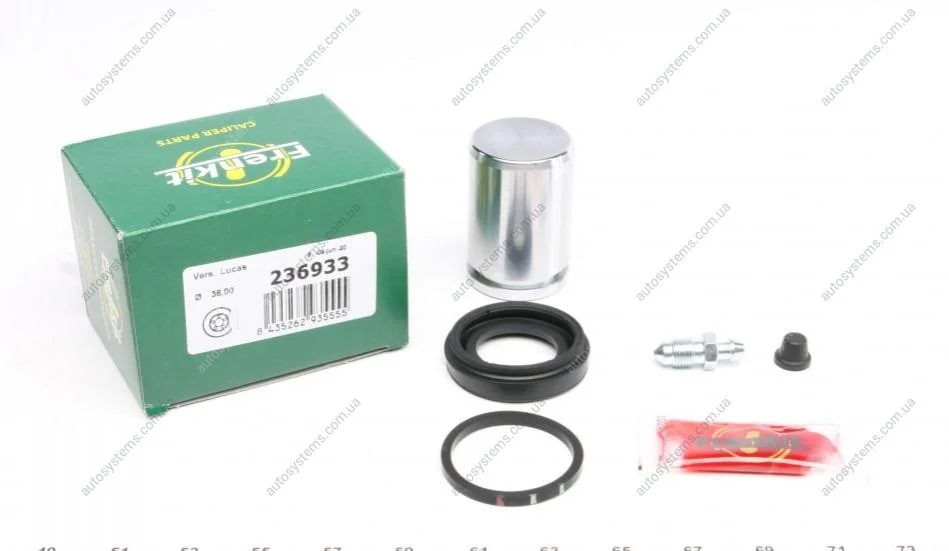 Ремкомплект супорта (заднього) Land Rover Freelander 06- (d=36mm) (+поршень) (Trw) FRENKIT 236933 (фото 1)