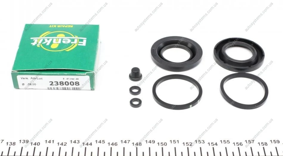 Ремкомплект супорта (заднього) Volvo 240-260 74-93 (d=38mm) (Ate) FRENKIT 238008 (фото 1)